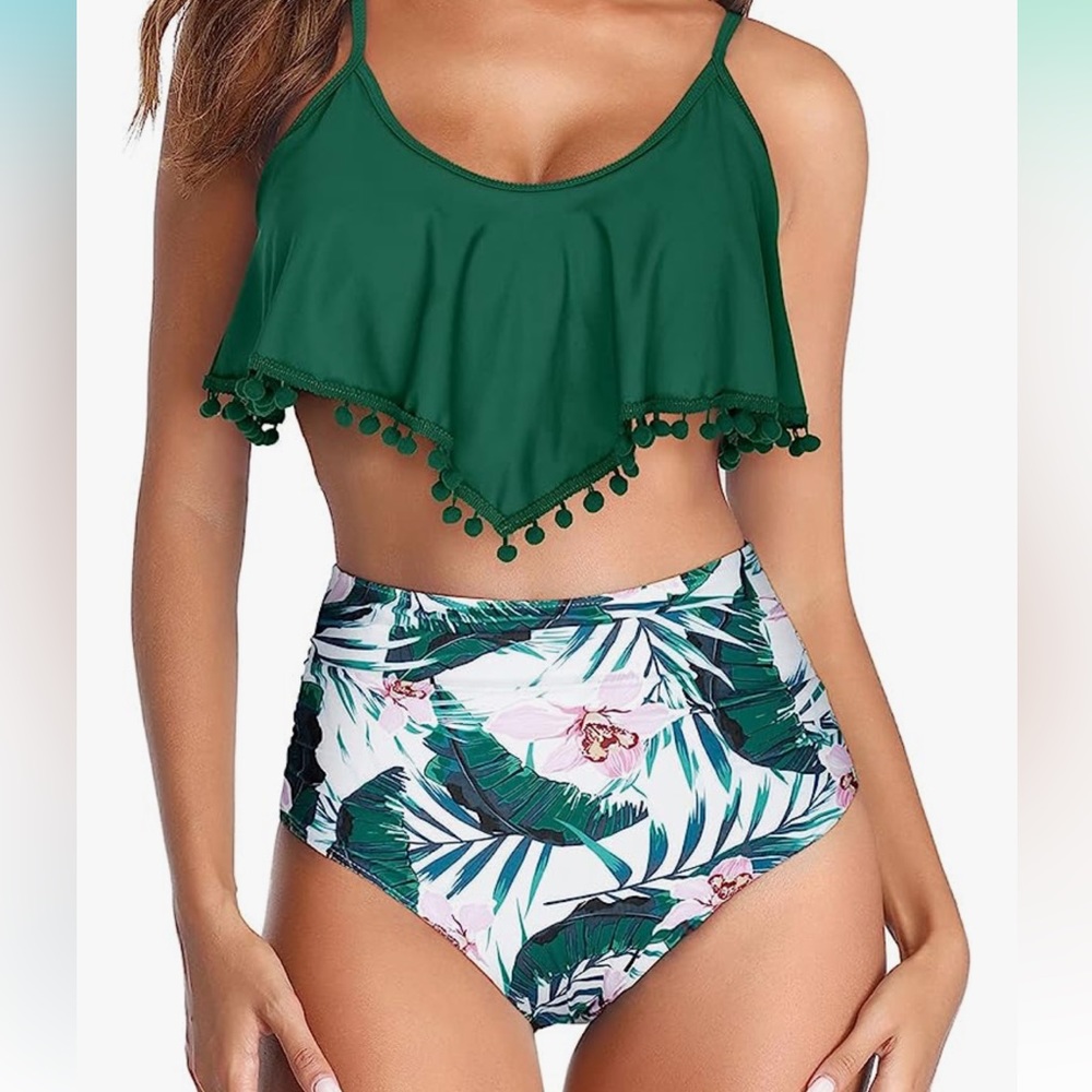 High-waisted 2 Piece Swimsuit
